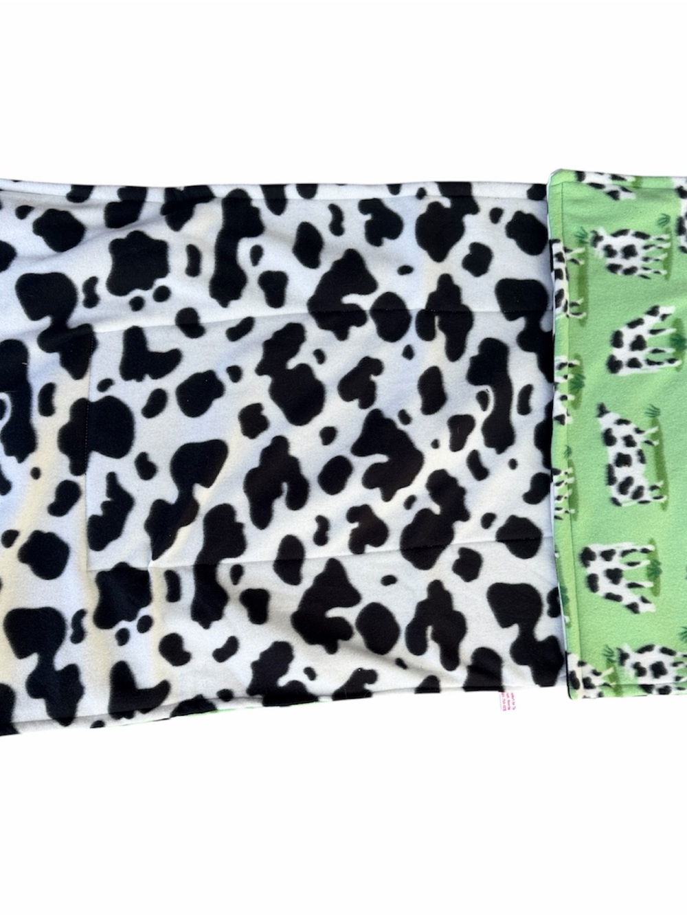 Guinea Pig Midwest Fleece Cage Liner 24”x 47” Reusable New Cow Print